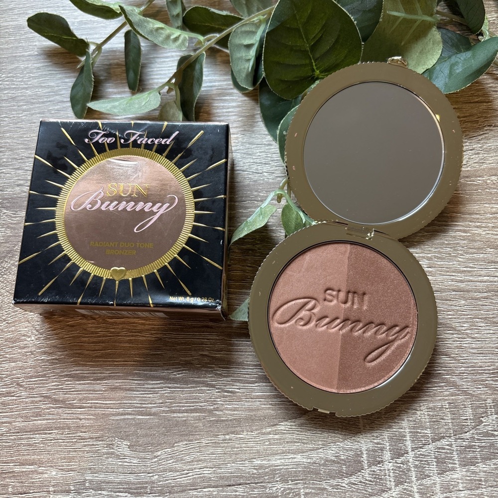 Too Faced Sun Bunny Radiant Duo Tone BRONZER CALIFORNIA GLOW NEW IN BOX